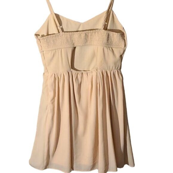 American Eagle Size 0 Boho Pink Beaded Summer Dress - Picture 4 of 6